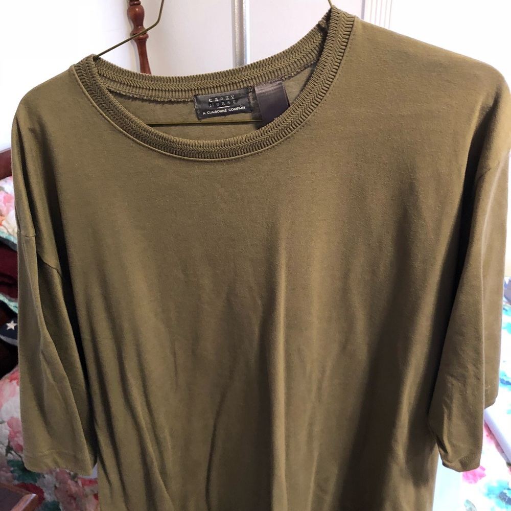 Crazy horse by Claiborne men’s T-shirt XL green